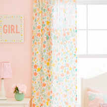 Fröhliches Gelb Orange und Blaues Blumenmuster 