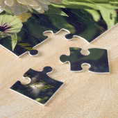 Fröhliches gelbes Blumenpuzzle. Puzzle (Seite)