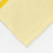 Fröhliches, gelbes, rotes Sonnengesicht Kindermust Fleecedecke (Ecke)