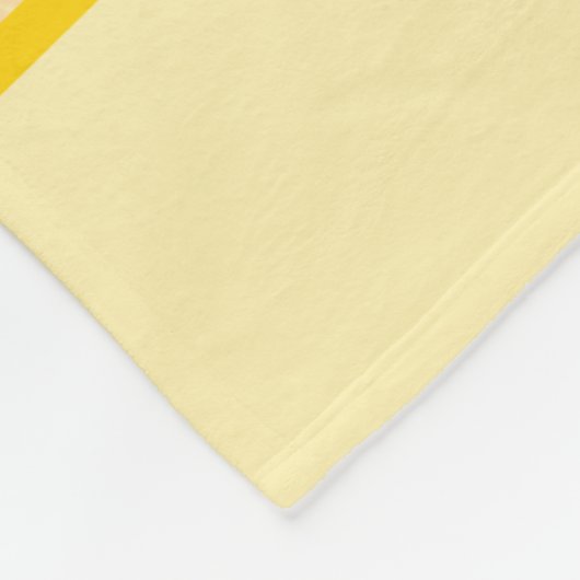 Fröhliches, gelbes, rotes Sonnengesicht Kindermust Fleecedecke (Ecke)