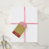 Fröhliches Geschenk-Tag Geschenkanhänger (Mit Garn)