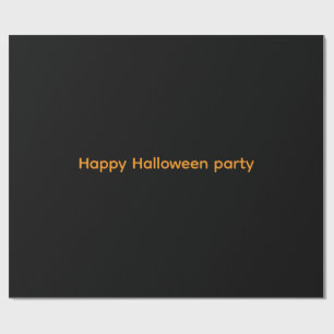 Fröhliches Geschenkpapier Halloween-Party