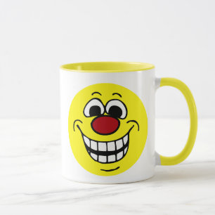 Fröhliches Gesicht Grumpey Tasse
