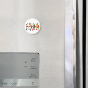 Fröhliches Goosmas Weihnachten Lustiges Gans Tri-B Magnet