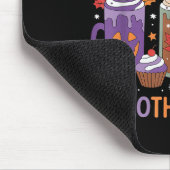 Fröhliches Hallothanksmas Kaffee Lover Halloween Mousepad (Ecke)