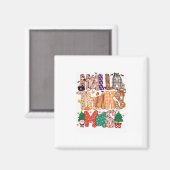 Fröhliches Hallothanksmas Lustiger Halloween-Ernte Magnet (Vorderseite/Rückseite)