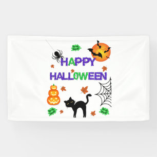 Fröhliches Halloween 3x5 Vinylbanner Banner