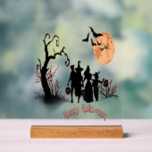 Fröhliches Halloween Acrylschild (Neutral)