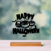 Fröhliches Halloween Acrylschild (Neutral)