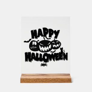 Fröhliches Halloween Acrylschild