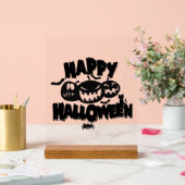 Fröhliches Halloween Acrylschild (Hochzeit)