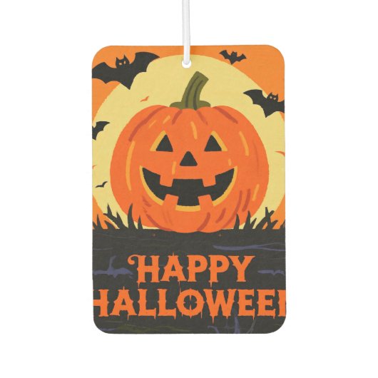 Fröhliches Halloween Autolufterfrischer (Vorderseite)