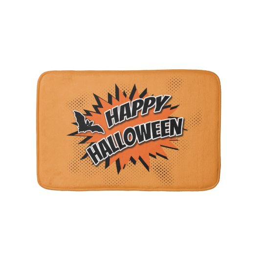 Fröhliches Halloween Badematte (Vorderseite)
