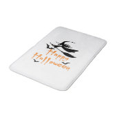 Fröhliches Halloween Badematte (Schrägansicht)