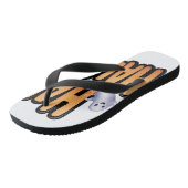 Fröhliches Halloween Badesandalen (Schrägansicht)