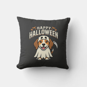 Fröhliches Halloween Beagle-Hund-Design_1 Kissen