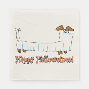 Fröhliches Halloween Dachshund Serviette
