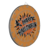 Fröhliches Halloween Dartscheibe (Vorderseite Links)