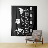 Fröhliches Halloween-Dekor Wandteppich (Beispiel)