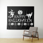 Fröhliches Halloween-Dekor Wandteppich (Beispiel (Horizontal))