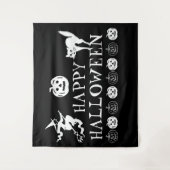 Fröhliches Halloween-Dekor Wandteppich (Vorderseite)
