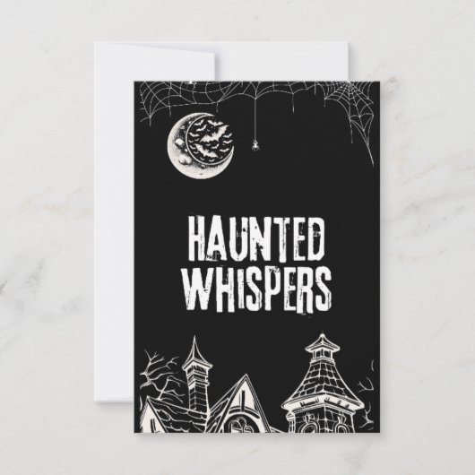 Fröhliches Halloween-Design Dankeskarte (Vorderseite)