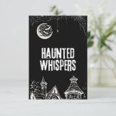 Fröhliches Halloween-Design Dankeskarte (Stehend Vorderseite)