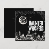 Fröhliches Halloween-Design Einladung (Vorne/Hinten)