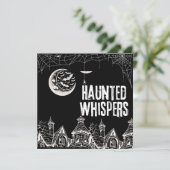 Fröhliches Halloween-Design Einladung (Stehend Vorderseite)