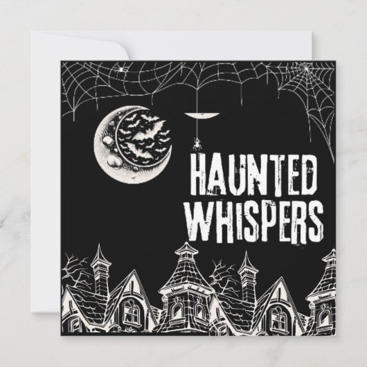 Fröhliches Halloween-Design Einladung (Vorderseite)