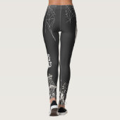 Fröhliches Halloween-Design Leggings (Rückseite)