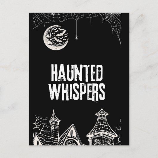 Fröhliches Halloween-Design Postkarte (Vorderseite)