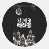 Fröhliches Halloween-Design Runder Aufkleber (Vorderseite)