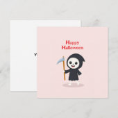 Fröhliches Halloween Einladung (Vorne/Hinten)