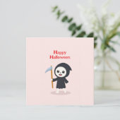 Fröhliches Halloween Einladung (Stehend Vorderseite)