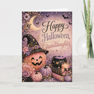 Fröhliches Halloween Enkelin Karte