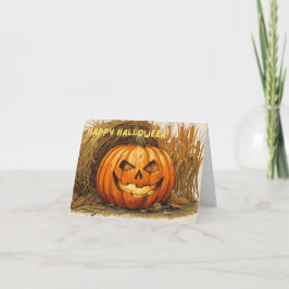 Fröhliches Halloween Feiertagskarte