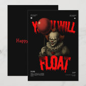 Fröhliches Halloween  Feiertagskarte (Vorne/Hinten)