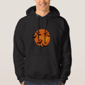 Fröhliches Halloween Fledermäuse & Mond Sweatshirt (Vorderseite)