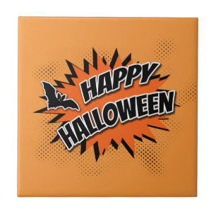 Fröhliches Halloween Fliese