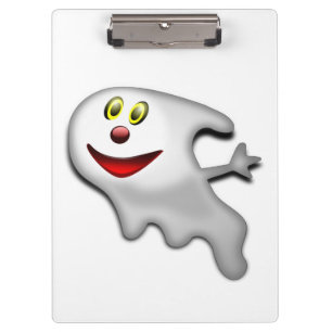 "FRÖHLICHES HALLOWEEN" GEIST KLEMMBRETT