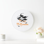 Fröhliches Halloween Große Wanduhr (Zuhause)