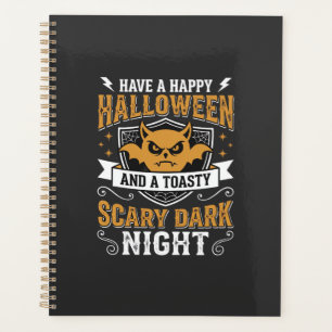 Fröhliches Halloween Gruselige Dunkle Nacht Vektor Planer