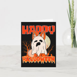 Fröhliches Halloween Gruseliger Hund Halloween Gei Karte