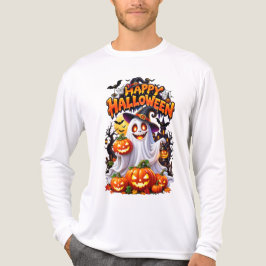 Fröhliches Halloween Gruseliger Verlassener Baum D Tri-Blend Shirt