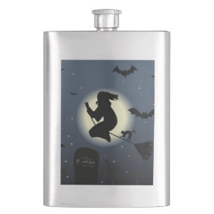 "FRÖHLICHES HALLOWEEN" HEXE FLACHMANN