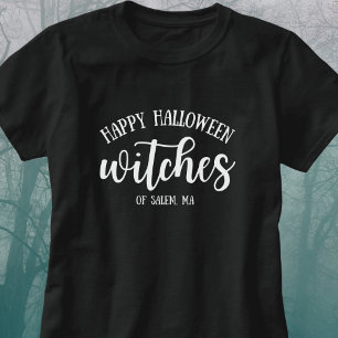 Fröhliches Halloween Hexen Weiß T-Shirt