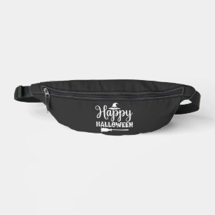 Fröhliches Halloween Hexenhut Besen Design Bauchtasche
