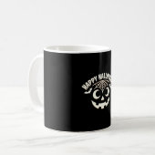 Fröhliches Halloween Jack-O-Lantern-Gesicht Design Kaffeetasse (Vorderseite Links)