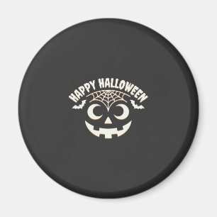 Fröhliches Halloween Jack-O-Lantern-Gesicht Design Magnet